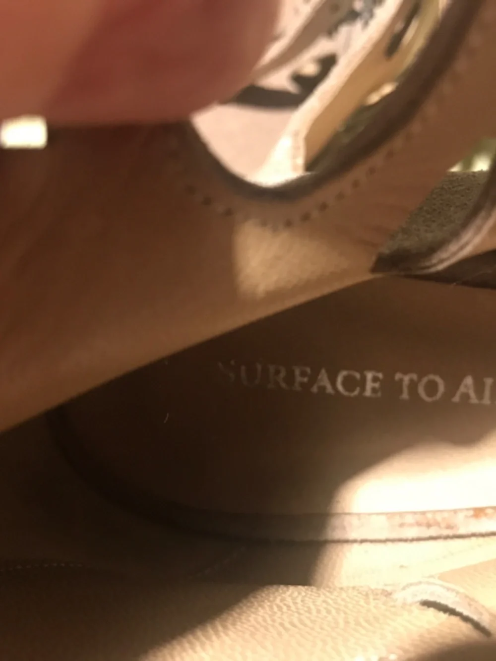 Surface to air ivory suede wedges 37 NEW UNWORN